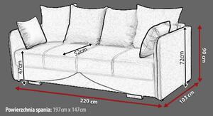 Háromszemélyes kanapé Ignacio. 1002550