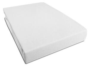 Baby Shop pamut,gumis lepedő 60*120 - 70*140 cm-es matracra használható - fehér