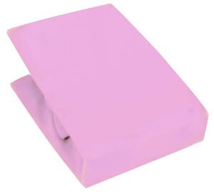 Baby Shop pamut,gumis lepedő 70*140 cm - rózsaszín