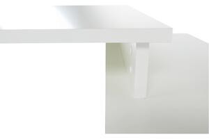 KONDELA íróasztal, fehér/szürke, DALTON 2 NEW VE 02