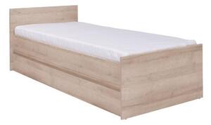 Egyszemélyes ágy 90 cm Cortez C 15 (sonoma tölgy) (ágyráccsal). 1004888