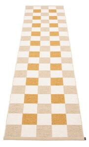 Okkersárga-bézs kültéri-beltéri futószőnyeg 70x300 cm Pix Vanilla Ochre – Pappelina