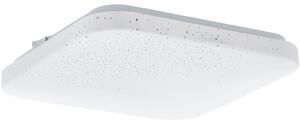 Eglo Frania-S csillám hatású mennyezeti LED lámpa, fehér, 28x28cm, 3000K, 1100lm