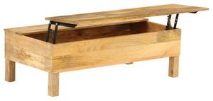 Tömör mangófa dohányzóasztal 110 x 55 x 35 cm