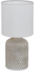Eglo 97774 Bellariva asztali lámpa, szürke-fehér, 1xE14 foglalattal