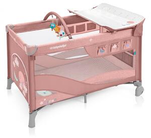 Baby Design Dream 2 szintes utazóágy - 08 Pink