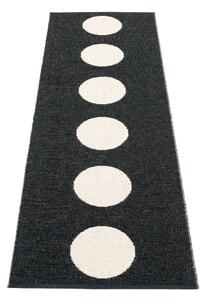 Fekete-fehér kültéri-beltéri futószőnyeg 70x225 cm Vera Black – Pappelina