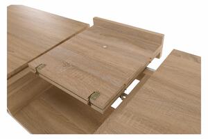 KONDELA Étkezőasztal, tölgy, 160-200x90 cm, BONET NEW TIP 2
