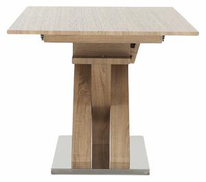 KONDELA Étkezőasztal, tölgy, 160-200x90 cm, BONET NEW TIP 2