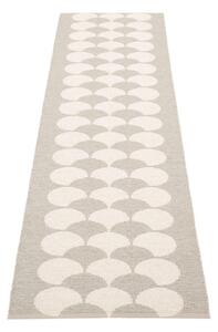 Krémszínű kültéri-beltéri futószőnyeg 70x250 cm Poppy Linen – Pappelina