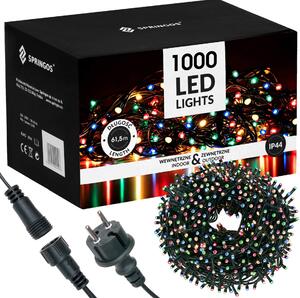Springos karácsonyfa fények 1000 led