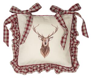 Karácsonyi székpárna huzat DEER