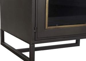 Tv-s bútor fém üveg 150x45x50