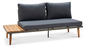 Lustio szürke kerti kanapé akácfa szerkezettel - Bonami Selection
