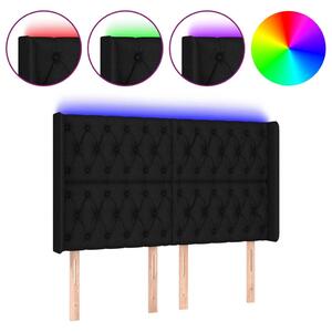 LED-es Fejtámla - Fekete Szövet - 147x16x118/128cm