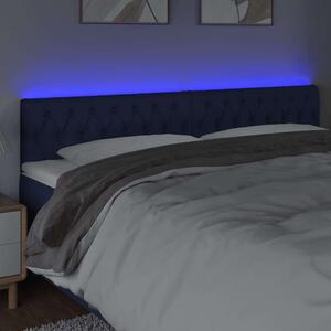 LED-es Fejtámla - Kék Szövet - 200cm