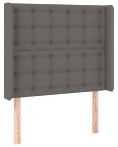 Homely - Szárnyas Ágyfejtámla - Műbőr - 103x16x118/128cm