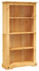 Corona Mexikói Fenyőfa Könyvespolc - 4 Polc - 81x29x150 cm