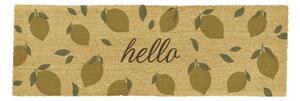 Kókuszrost lábtörlő 40x120 cm Hello Lemons – Artsy Doormats