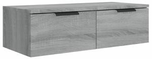 2 db szürke sonoma szerelt fa fali szekrény 68 x 30 x 20 cm