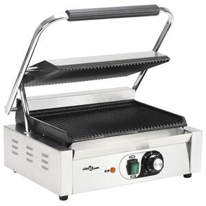 VidaXL bordás kontaktgrill 2200 W 43 x 30,5 x 20 cm