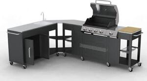 VidaXL gáz grillező 4+1 főzőfelülettel