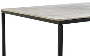 Kávézó asztal fém aluminium 111,7x61x43