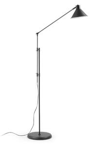 Fekete állólámpa fém búrával (magasság 220 cm) Dione – Kave Home