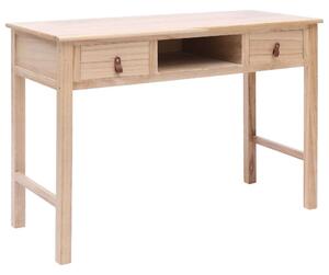 Természetes színű fa íróasztal 110 x 45 x 76 cm