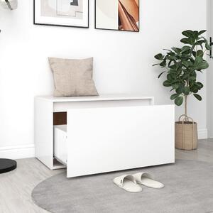 VidaXL fehér szerelt fa előszoba pad 80 x 40 x 45 cm