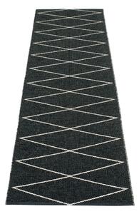 Fekete kültéri-beltéri futószőnyeg 70x240 cm Max Black – Pappelina