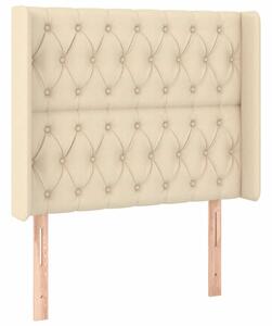 Fejtámla - Krémszín - Szövet - 103x16x118/128 cm