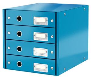 Office kék 4 fiókos doboz, hossz 36 cm - Leitz