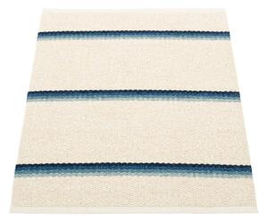 Kék-krémszínű kültéri-beltéri szőnyeg 70x90 cm Olle Blue Vanilla – Pappelina