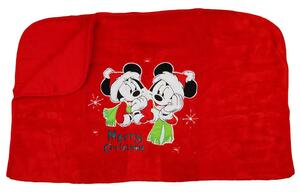 Disney Mickey és Minnie wellsoft takaró (150x90) Karácsony