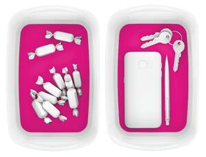 MyBox fehér-rózsaszín asztali tárolódoboz, hossz 24,5 cm MyBox - Leitz