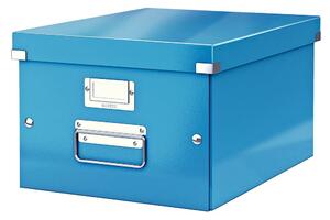 Universal kék tárolódoboz, hossz 37 cm Click&Store - Leitz