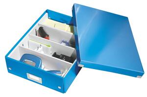 Office kék rendszerező doboz, hossz 37 cm - Leitz