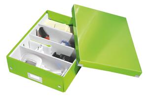 Office zöld rendszerező doboz, hossz 37 cm - Leitz