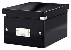 Universal fekete tárolódoboz, hossz 28 cm Click&Store - Leitz