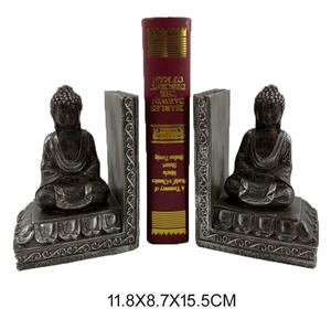 Könyvtámasz szett 2db-os műgyanta 11,8x8,7x15,5 buddha (készletről)