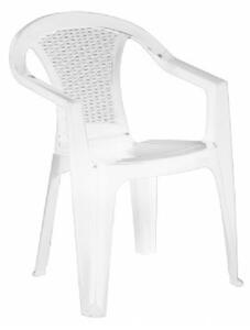ATLANTA 56x54x79 cm műanyag kerti szék fehér