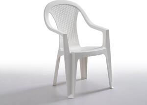 PASADENA 57x55x90 cm műanyag szék, fehér (160 db)