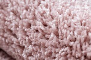 Szőnyeg BERBER 9000 square rózsaszín Rojt shaggy