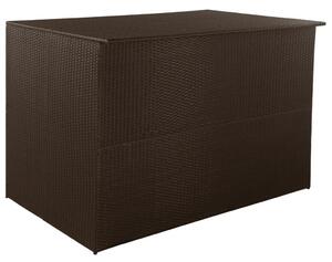 Polyrattan Kerti Tárolóláda - Barna - 150x100x100 cm
