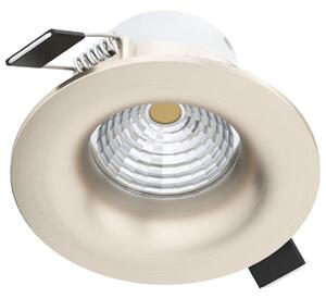 Eglo Saliceto kerek süllyesztett LED lámpa, 8,8 cm, 2700 K, 380lm, nikkel