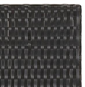 VidaXL fekete összecsukható polyrattan asztal 45 x 35 x 32 cm