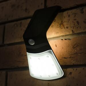 Eglo Lamozzo 1 napelemes, mozgásérzékelős kültéri fali LED lámpa, fekete
