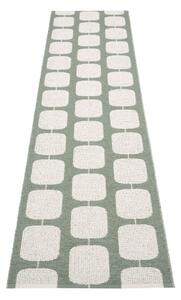 Zöld-krémszínű kültéri-beltéri futószőnyeg 70x300 cm Sten Army – Pappelina