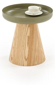 Lerakóasztal, 40 cm, natúr / zöld - JONQUILLE